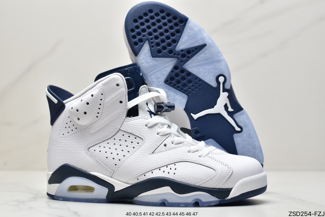 篮球鞋, 文化篮球鞋, University Blue, Nike Air, NIKE, Jordan, Air Jordan 6, Air Jordan - 耐克Nike Air Jordan 6 Retro"University Blue/UNC"乔丹AJ6代复古休闲文化篮球鞋