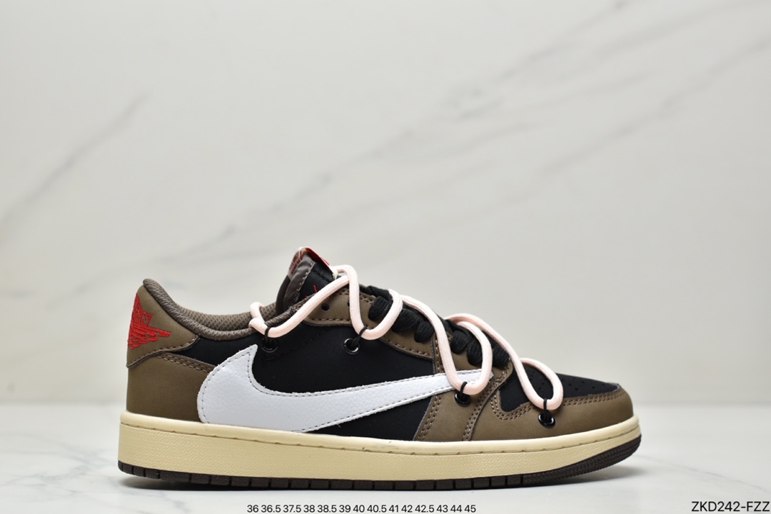 Travis Scott x Air Jordan 1 Low AJ1乔1低帮倒钩 TS联名款运动休闲板鞋 CQ4277-003