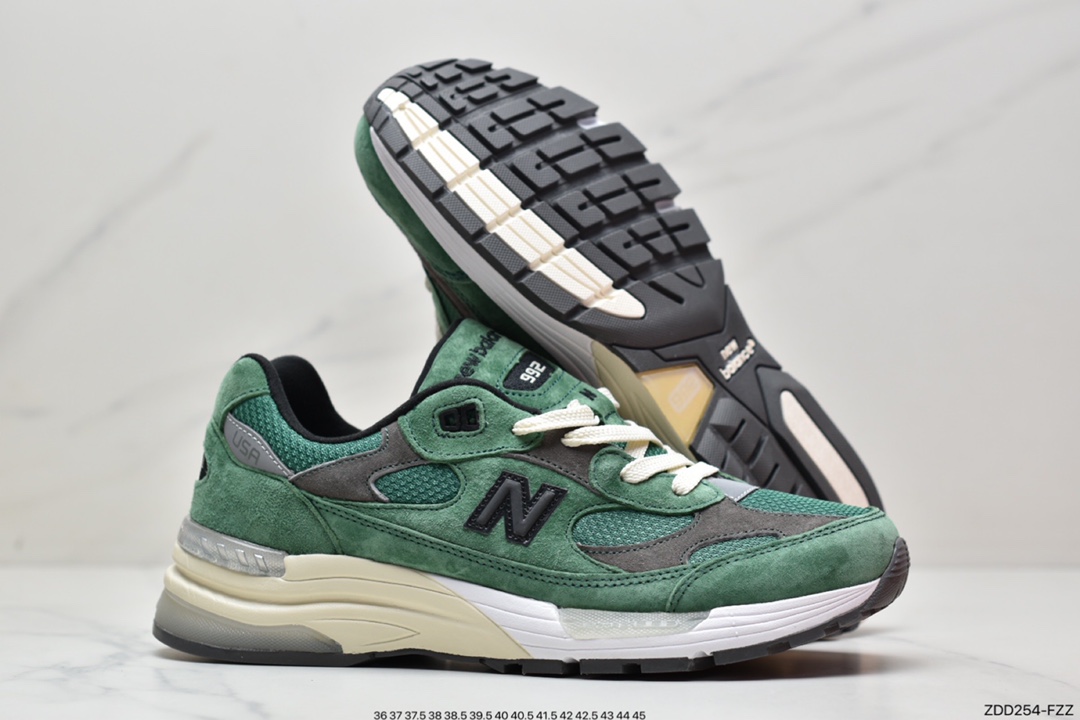 跑步鞋, 联名, 新百伦, New Balance - JJJJound x New Balance M992JJ 联名款新百伦复古休闲跑步鞋