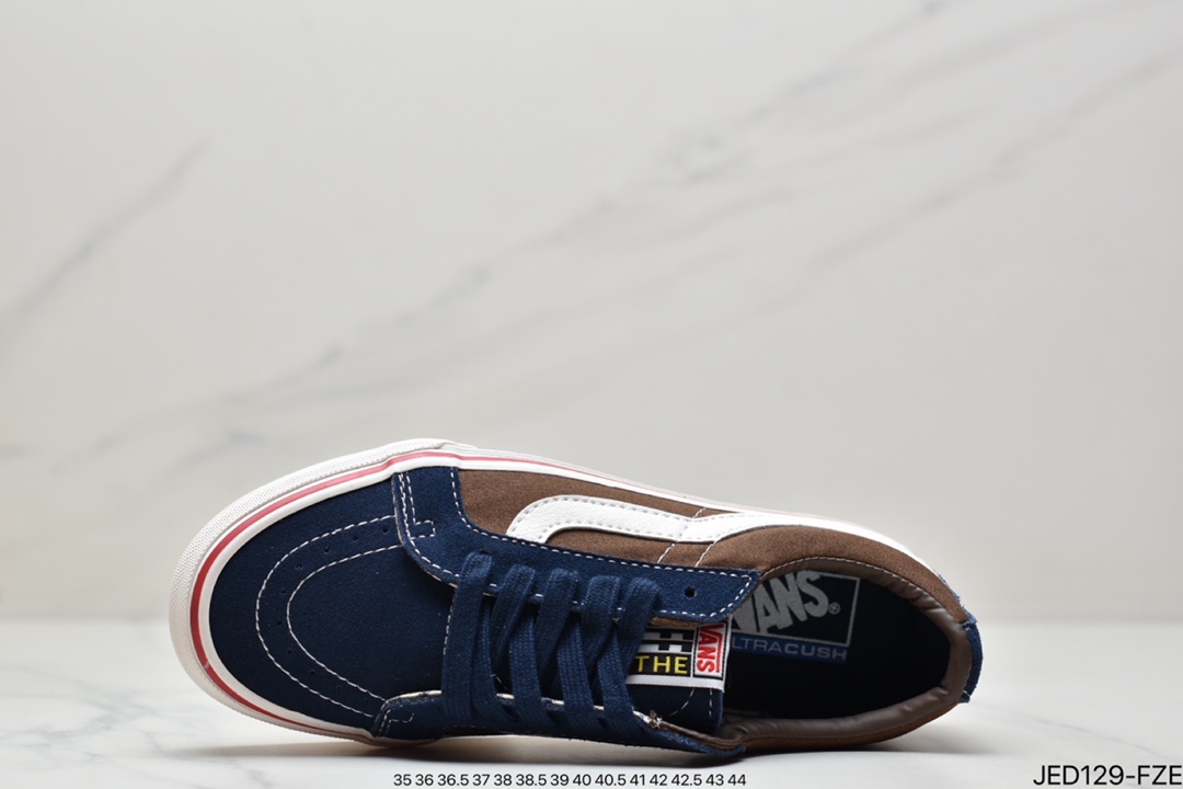 板鞋, Vans - 范斯VANS SK8-Low"Reissue S 改良低帮帆布休闲运动硫化滑板鞋