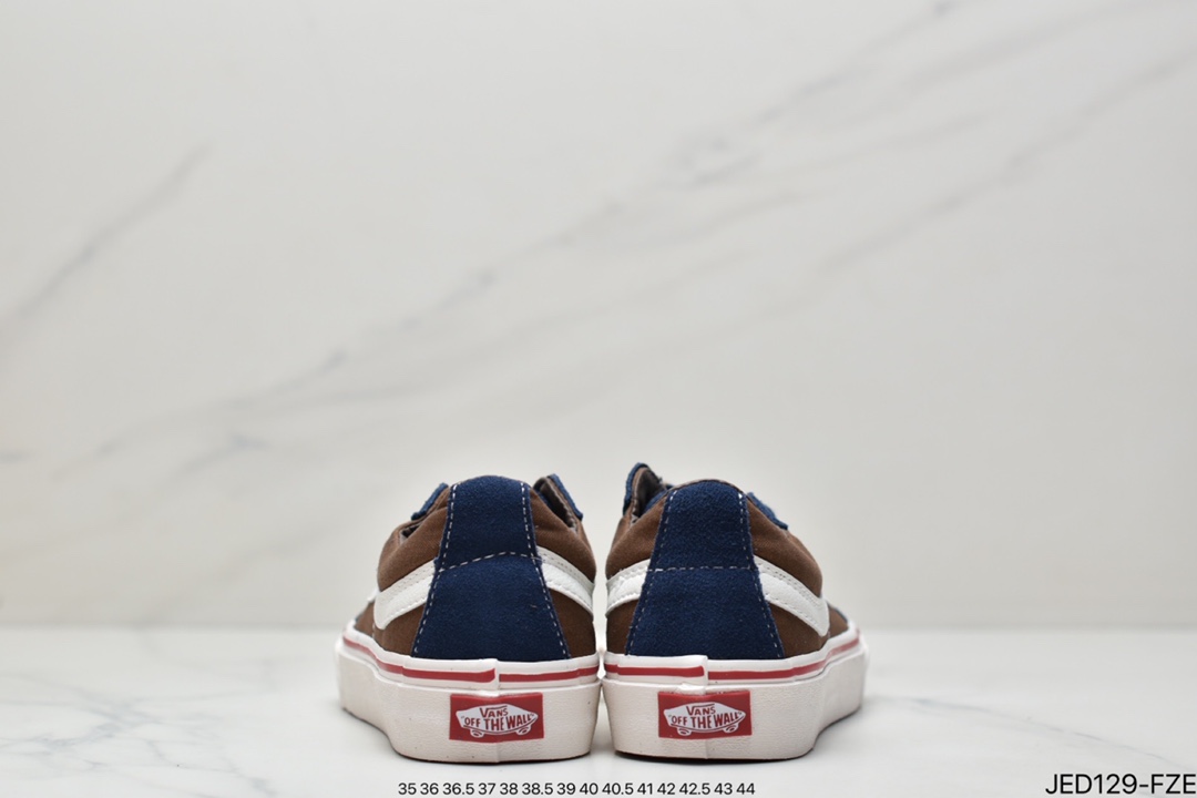 板鞋, Vans - 范斯VANS SK8-Low"Reissue S 改良低帮帆布休闲运动硫化滑板鞋