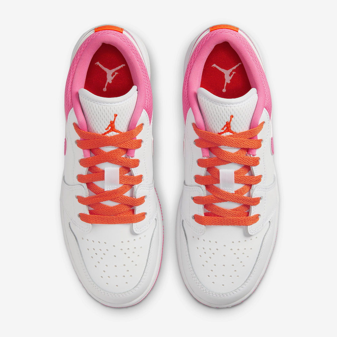 Air Jordan 1 Low GS White Safety Orange Pinksicle DR9498-168 Release Date