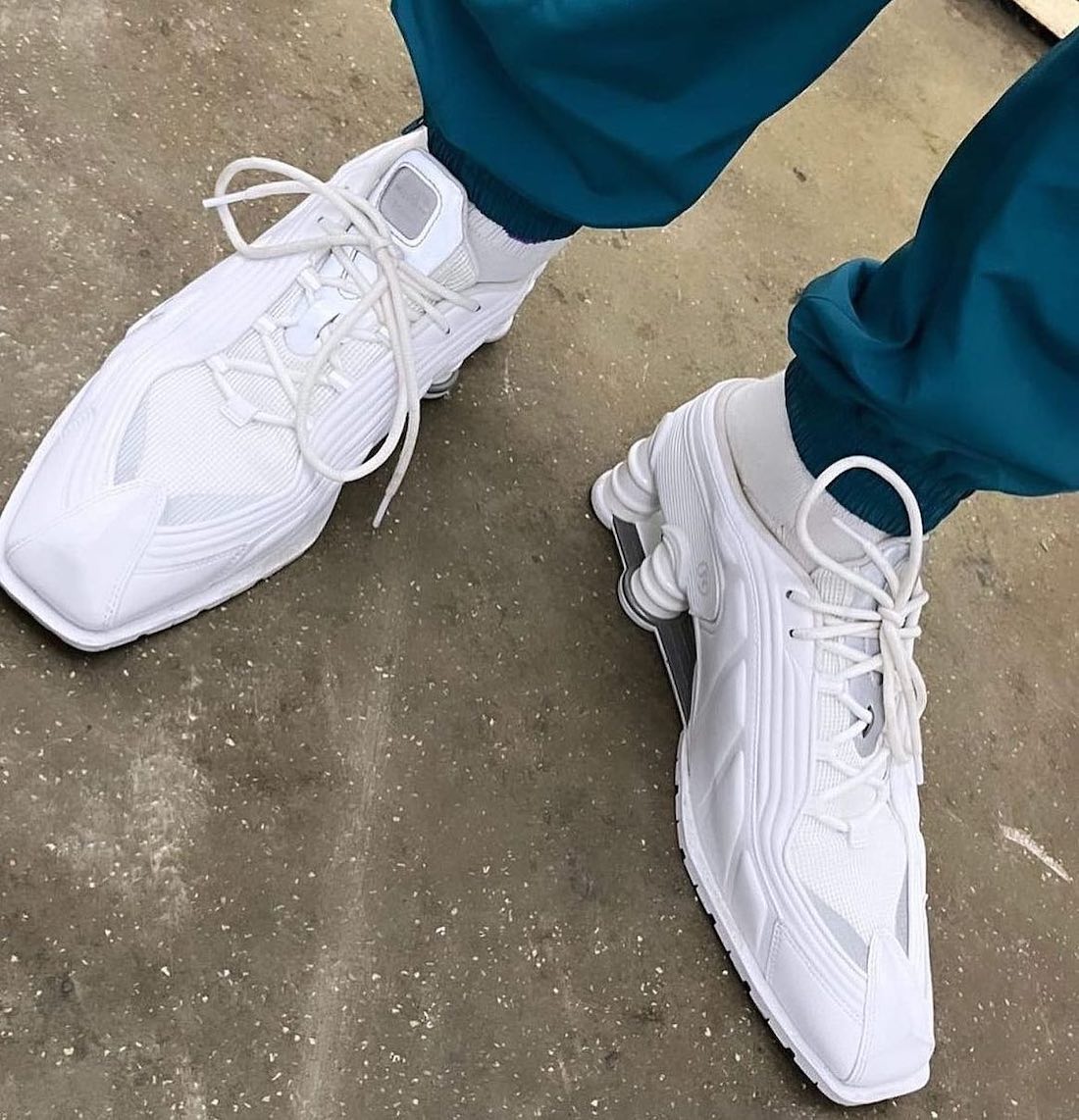 Martine Rose x Nike Shox MR4 White