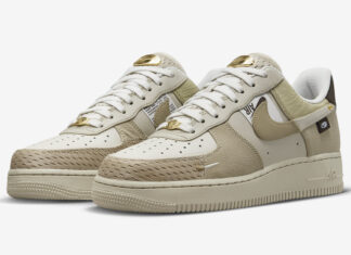 耐克为这款Nike Air Force 1 Low添加了金色硬件