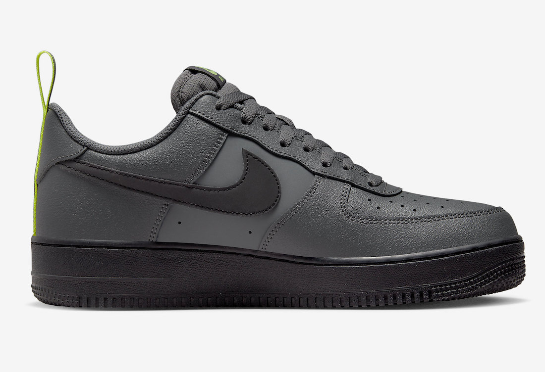 Nike Air Force 1 Low Grey Black Volt DZ4510-001 Release Date