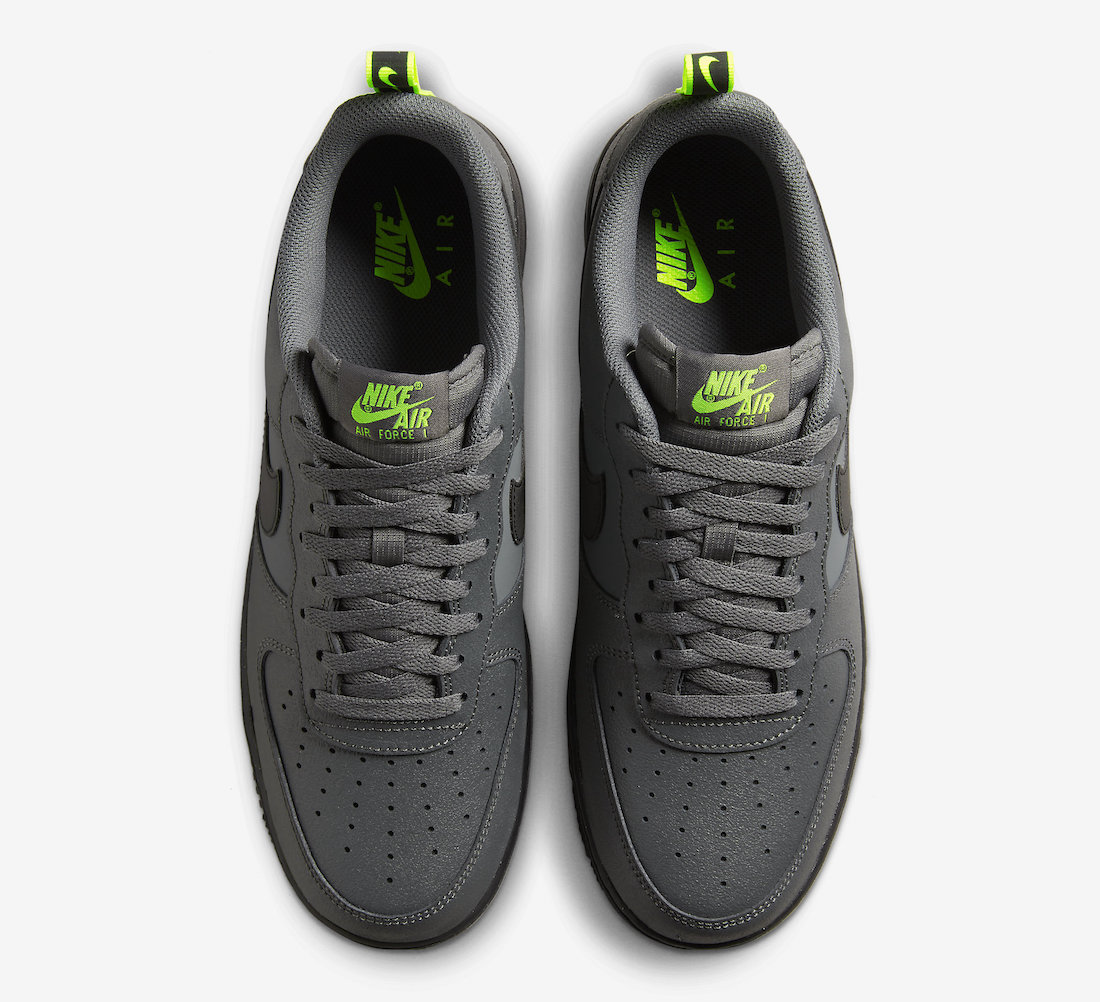 Nike Air Force 1 Low Grey Black Volt DZ4510-001 Release Date