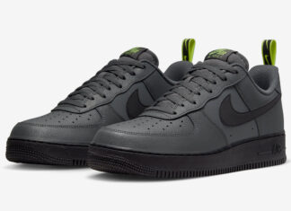 耐克Nike Air Force 1 Low，带反光度和丝带拉环