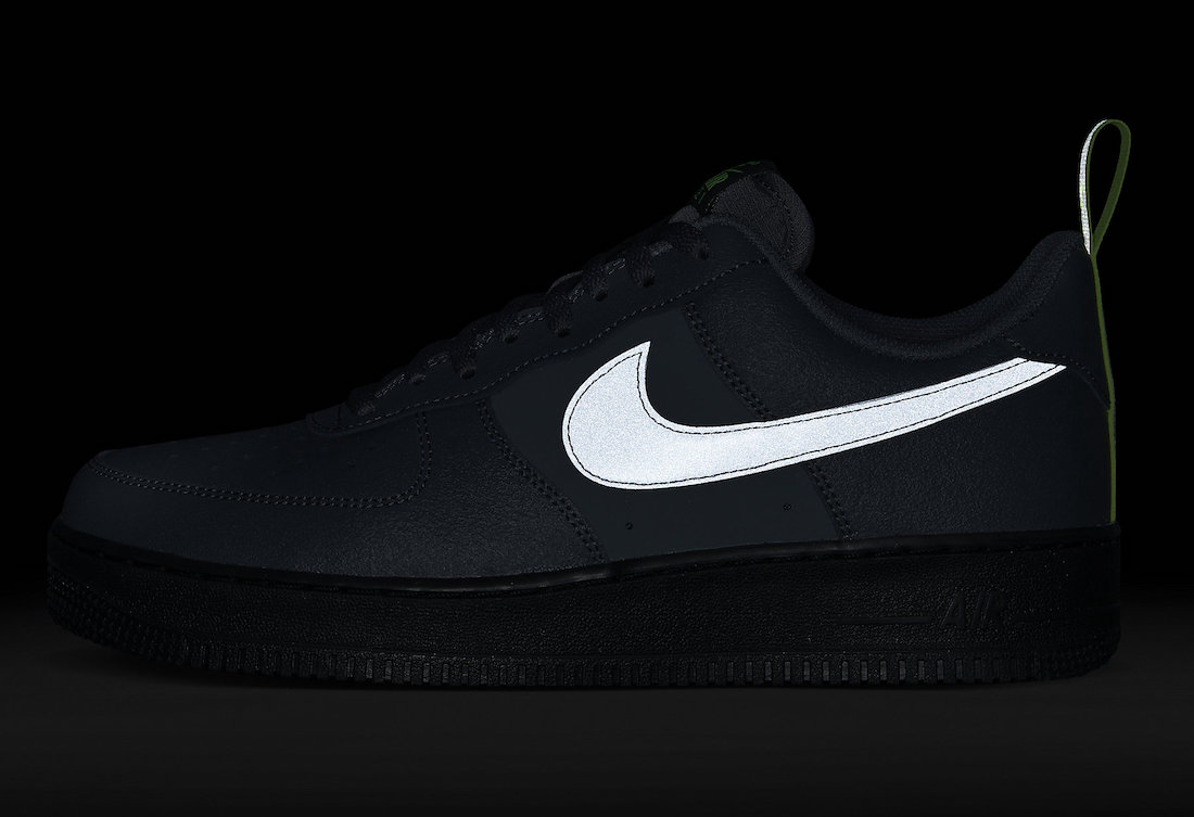 Nike Air Force 1 Low Grey Black Volt DZ4510-001 Release Date