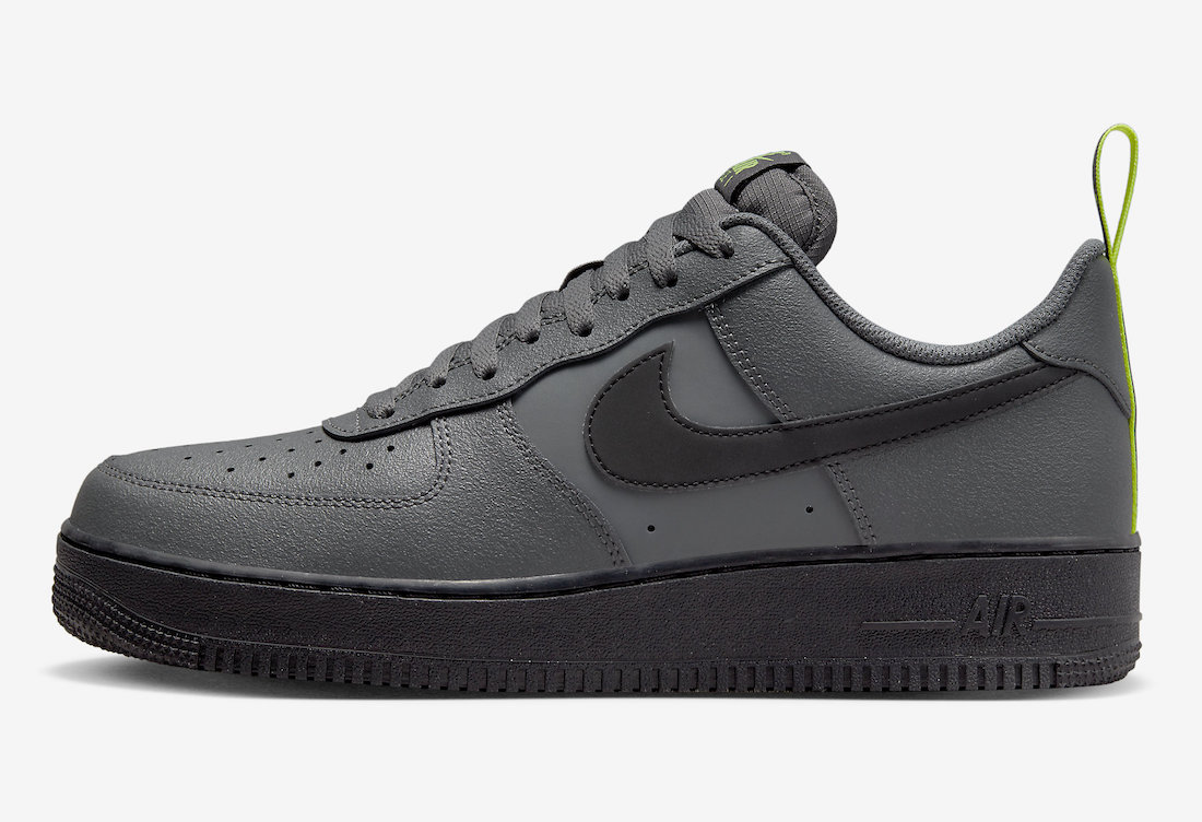 Nike Air Force 1 Low Grey Black Volt DZ4510-001 Release Date