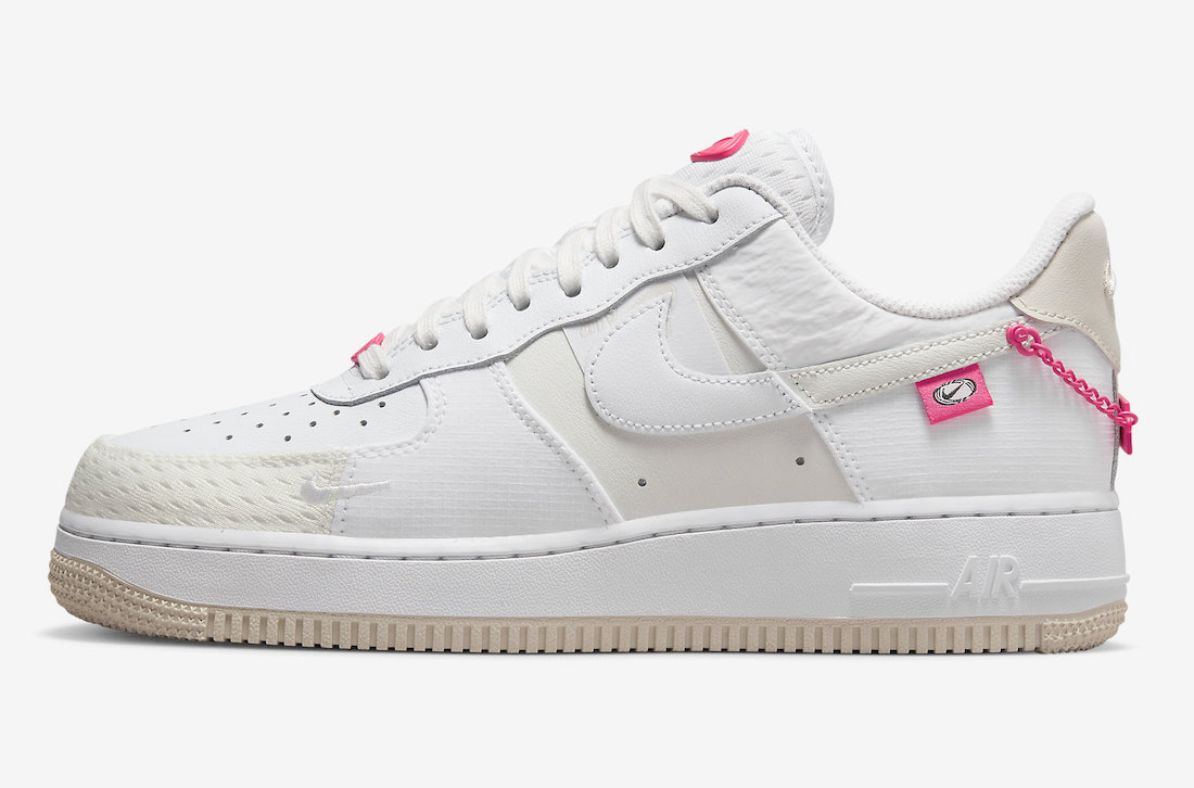 Nike Air Force 1 Low Pink Bling DX6061-111 Release Date