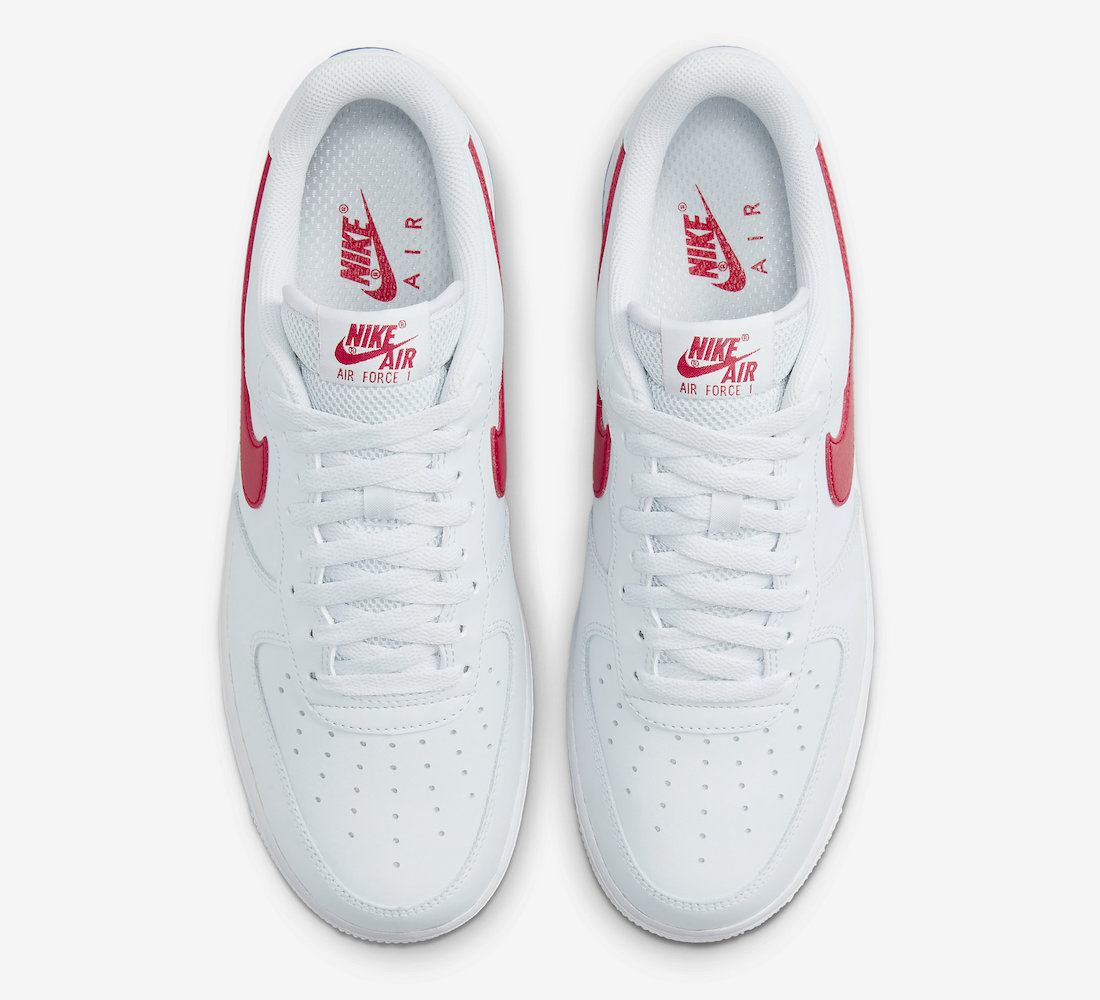 Nike Air Force 1 Low White Red Blue DX2660-001 Release Date