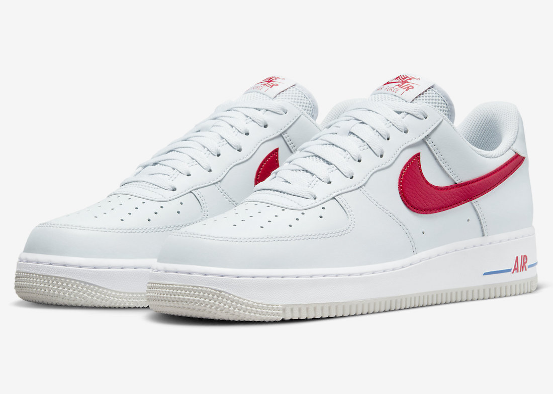 Nike Air Force 1 Low White Red Blue DX2660-001 Release Date