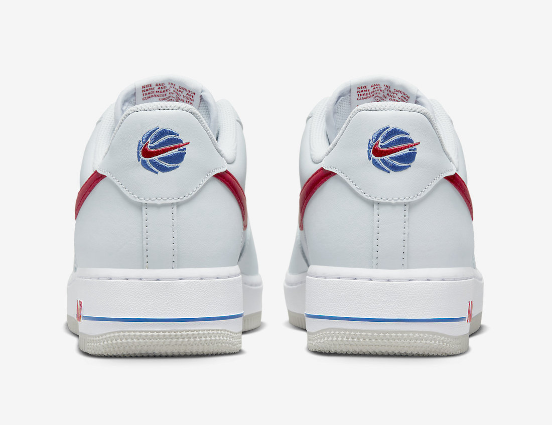 Nike Air Force 1 Low White Red Blue DX2660-001 Release Date