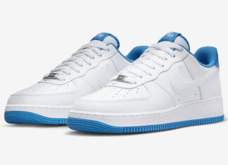 耐克Nike Air Force 1Low发布白色和大学蓝两种颜色