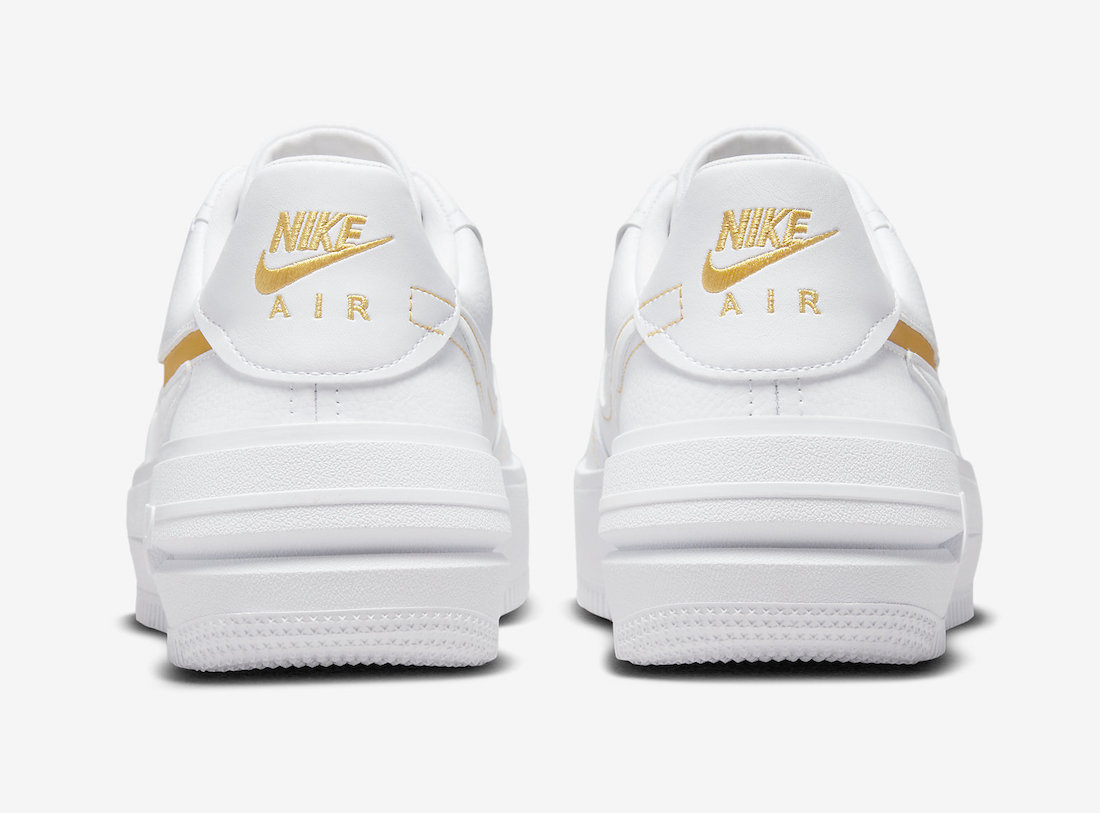 Nike Air Force 1 PLT.AF.ORM White Yellow Ochre DJ9946-102 Release Date