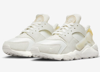 覆盖着风帆和棕褐色色调的耐克Nike Air Huarache