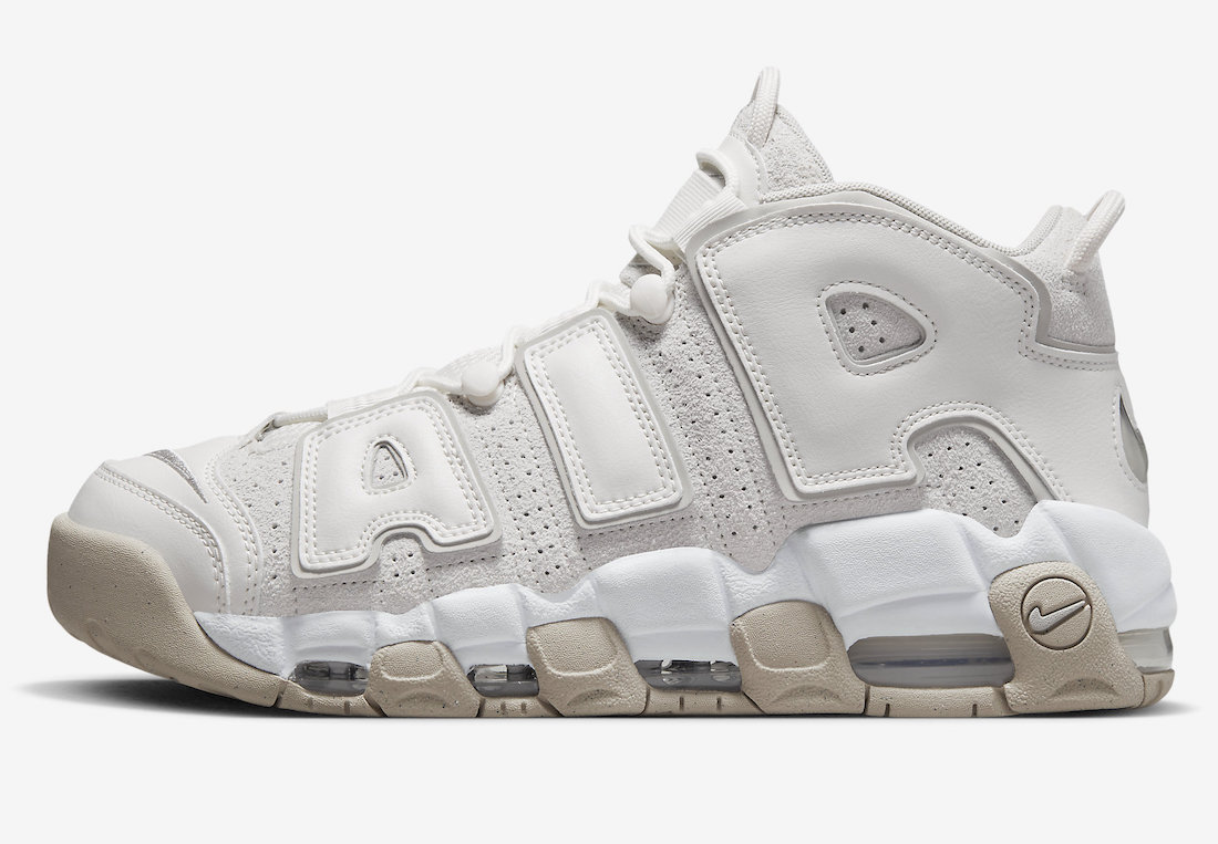 Nike Air More Uptempo Phantom Light Iron Ore White Sanddrift DM0581-001 Release Date