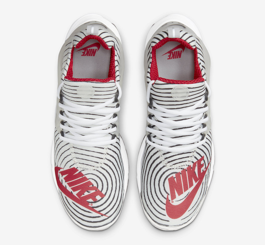 Nike Air Presto White Black Red CT3550-101 Release Date