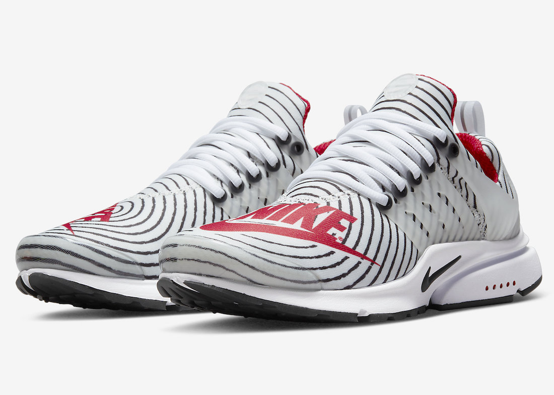 Nike Air Presto White Black Red CT3550-101 Release Date