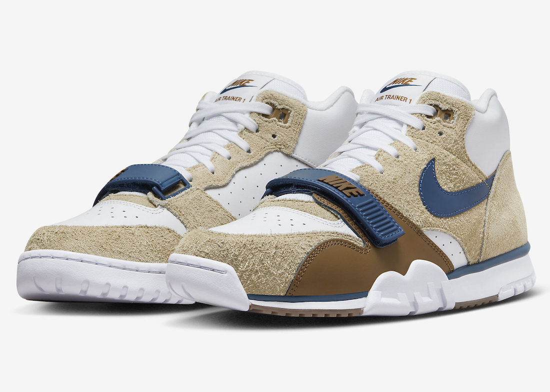 Nike Air Trainer 1 Limestone Valerian Blue Ale Brown White DM0522-200 Release Date