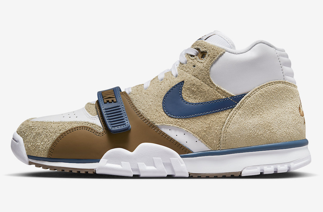 Nike Air Trainer 1 Limestone Valerian Blue Ale Brown White DM0522-200 Release Date