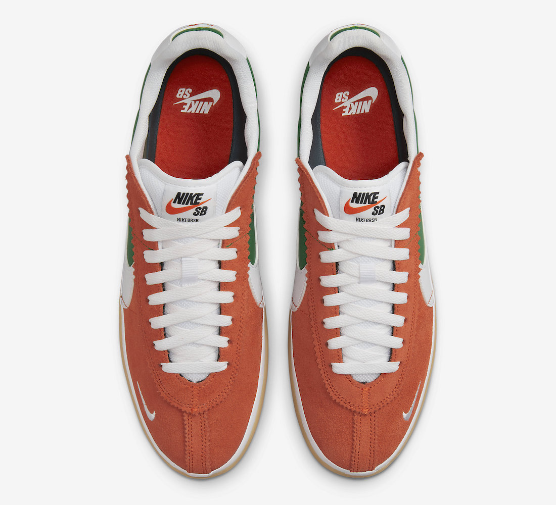 Nike BRSB Orange Green Gum DH9227-800 Release Date