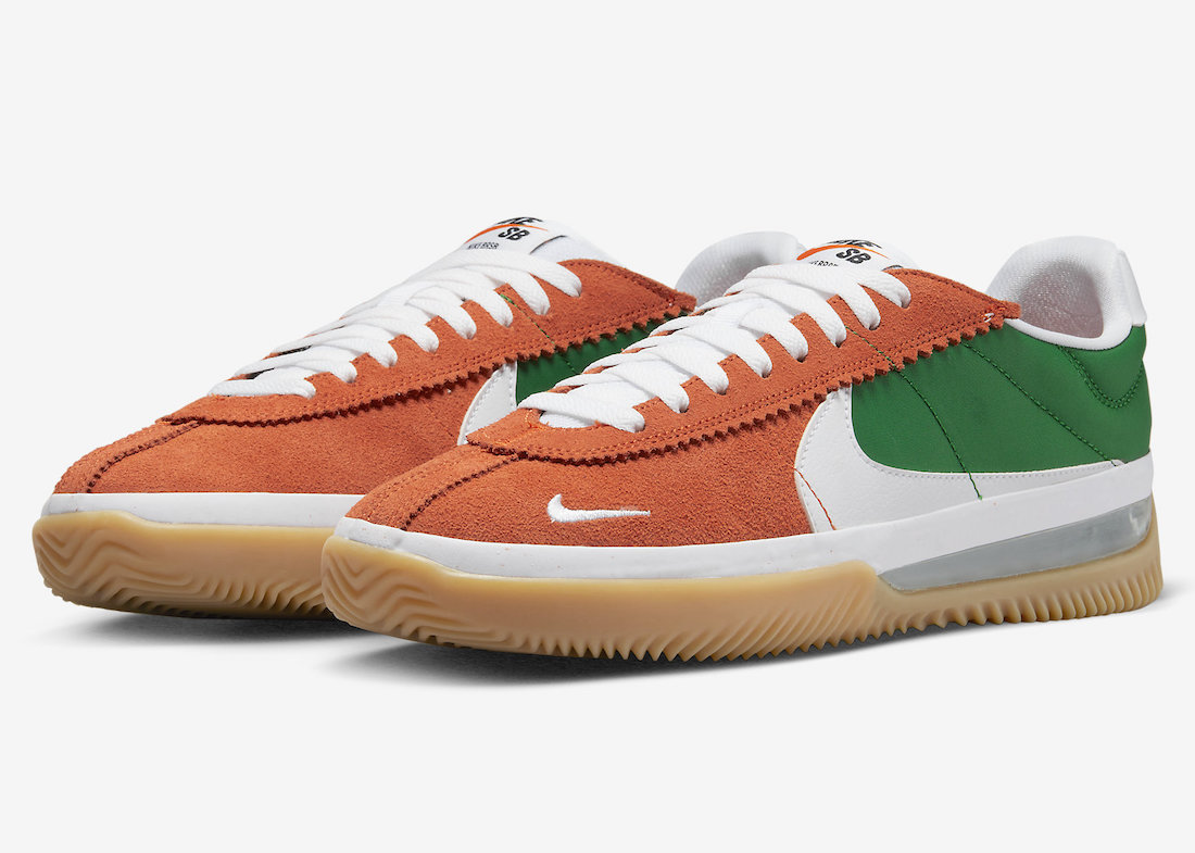 Nike BRSB Orange Green Gum DH9227-800 Release Date