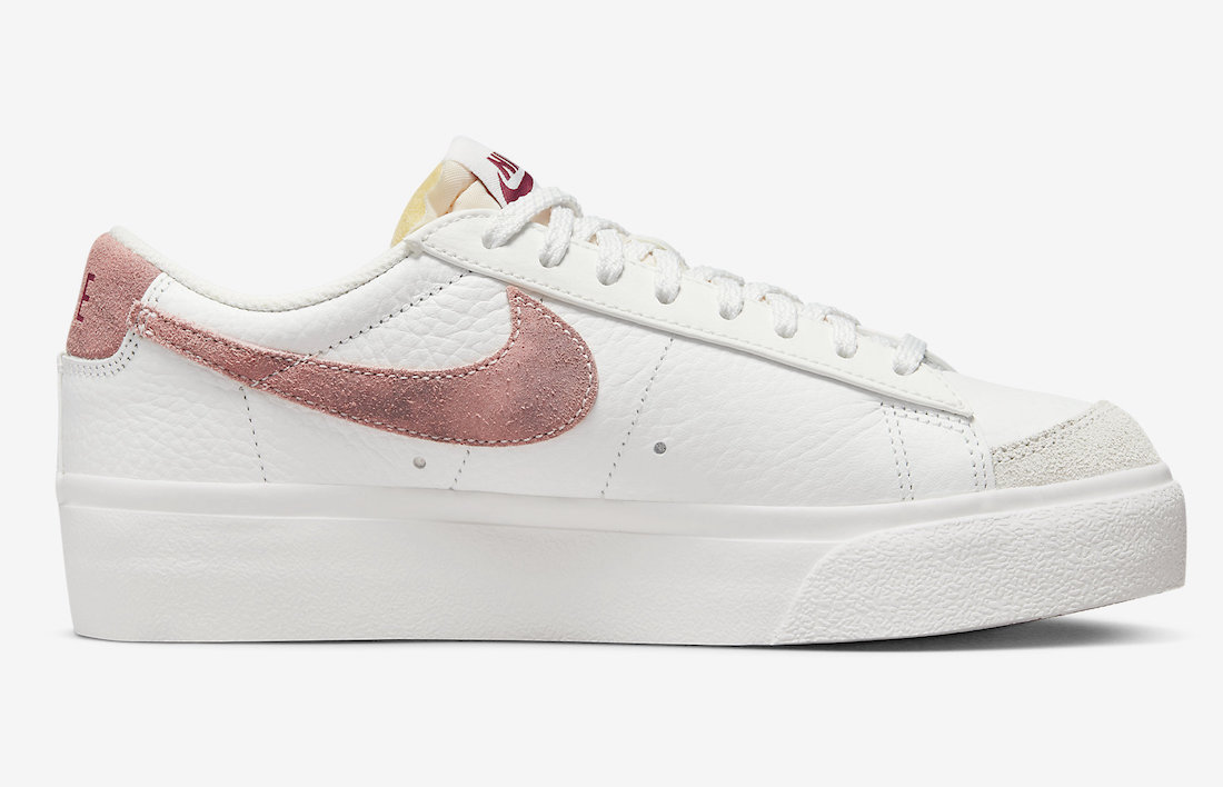 Nike Blazer Low Platform White Pink DX8947-100 Release Date