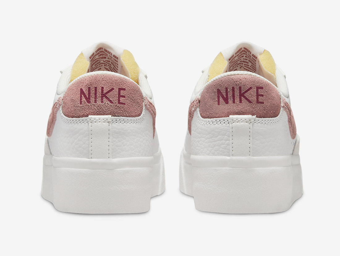 Nike Blazer Low Platform White Pink DX8947-100 Release Date