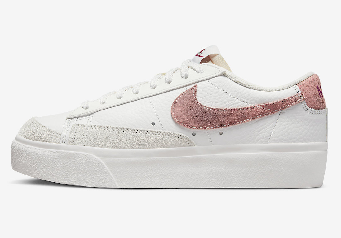 Nike Blazer Low Platform White Pink DX8947-100 Release Date