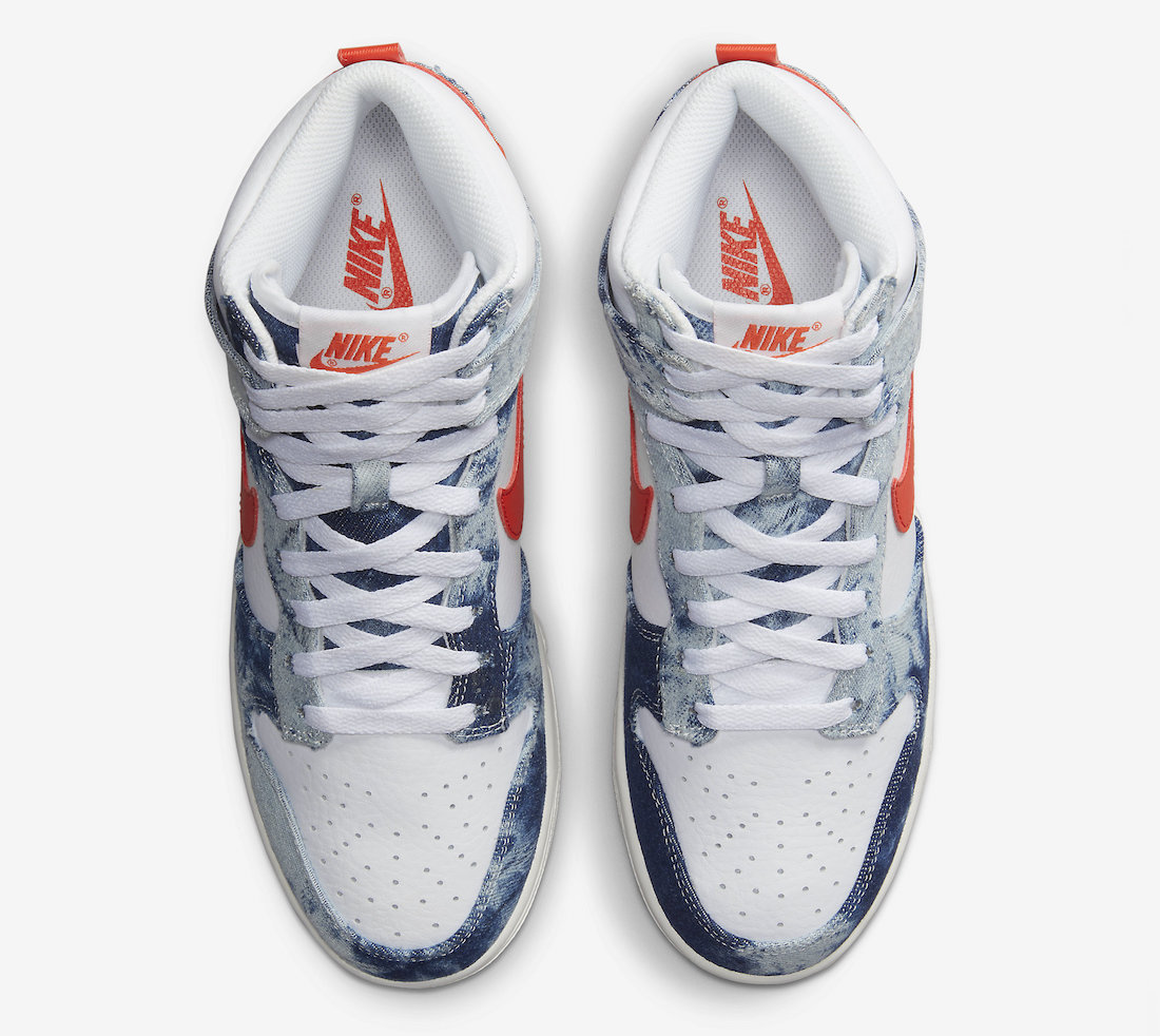 Nike Dunk High Washed Denim DV2181-900 Release Date