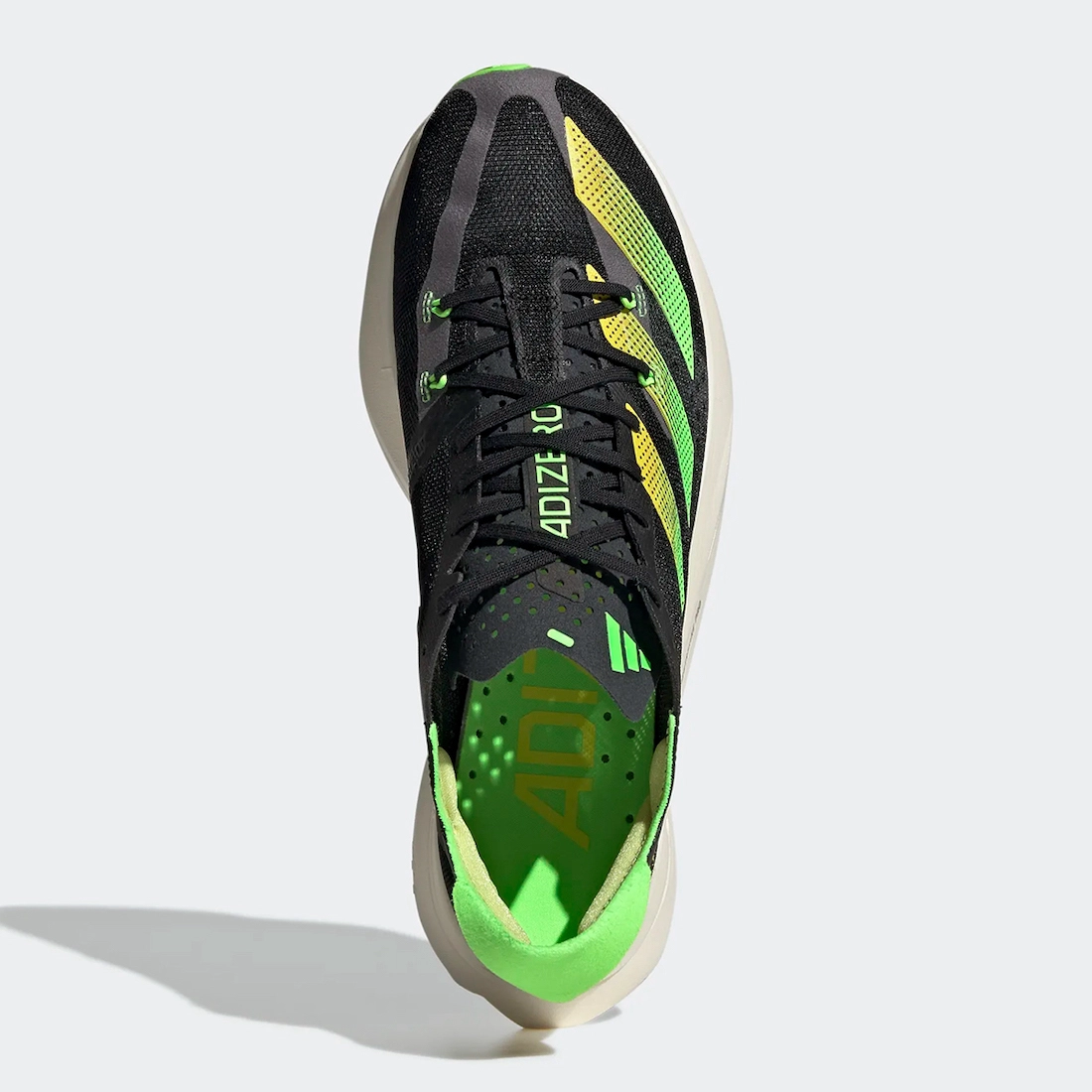 adidas Adizero Adios Pro 3 Core Black Beam Yellow Solar Green GX6251 Release Date