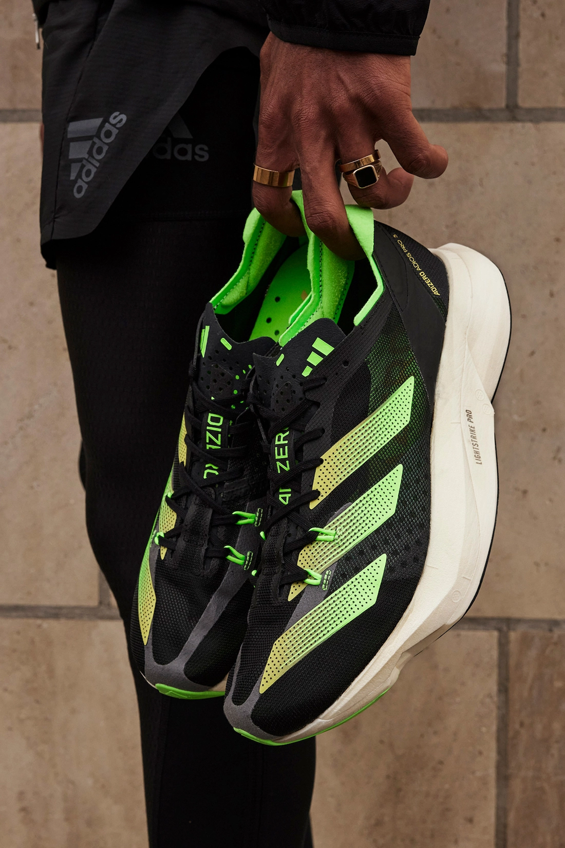 adidas Adizero Adios Pro 3 Core Black Beam Yellow Solar Green GX6251 Release Date