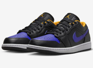 Air Jordan 1 Low “Dark Concord “的官方照片