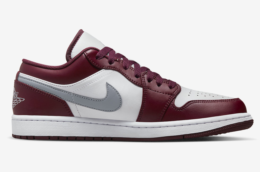 Air Jordan 1 Low Bordeaux 553558-615 Release Date