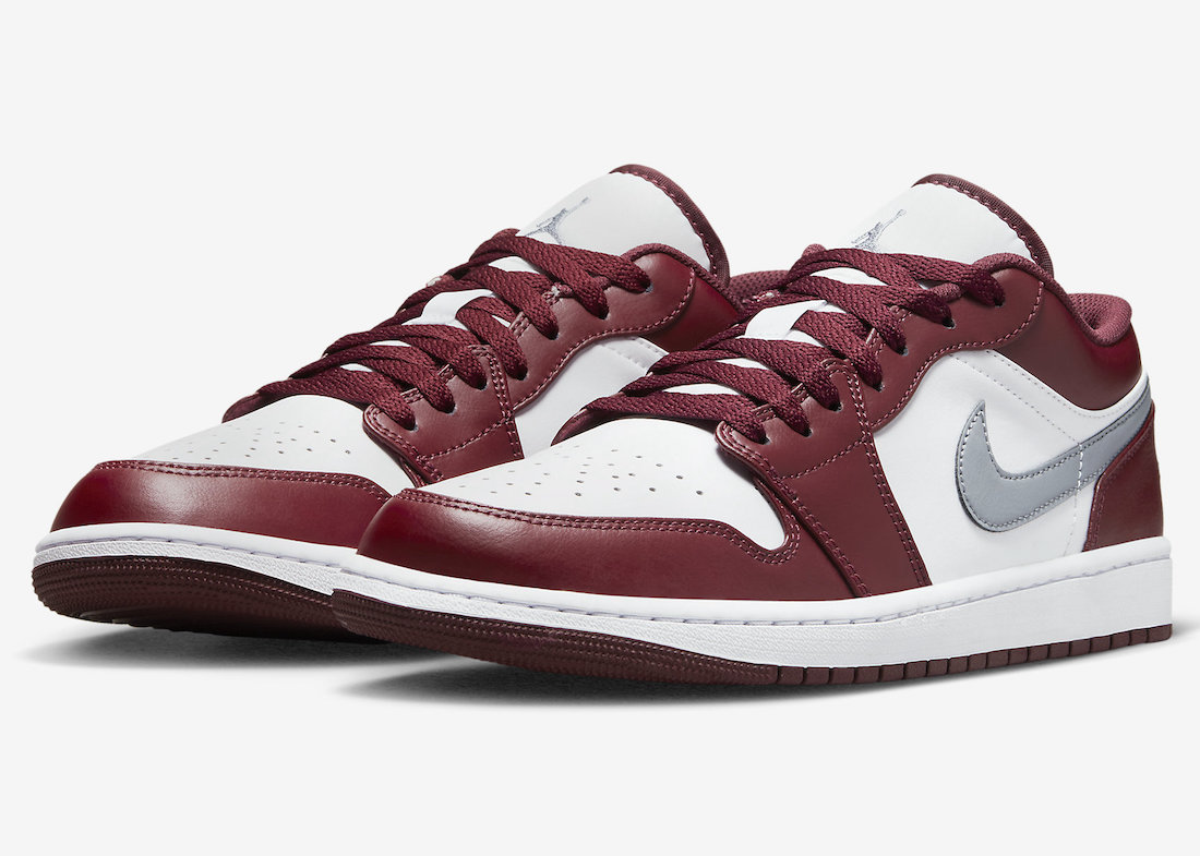 Air Jordan 1 Low Bordeaux 553558-615 Release Date