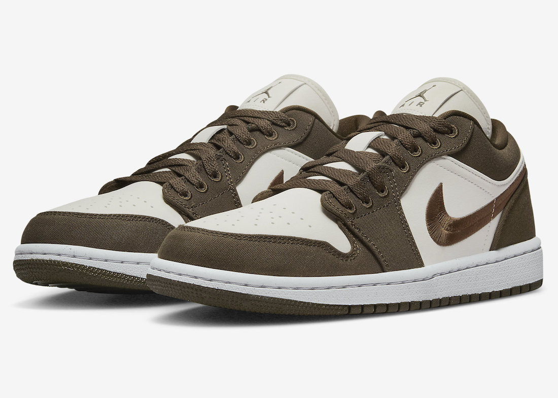 Air Jordan 1 Low Light Olive Sail White DV0426-301 Release Date