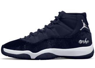 11月11日发布的Air Jordan 11 Velvet “Midnight Navy”。