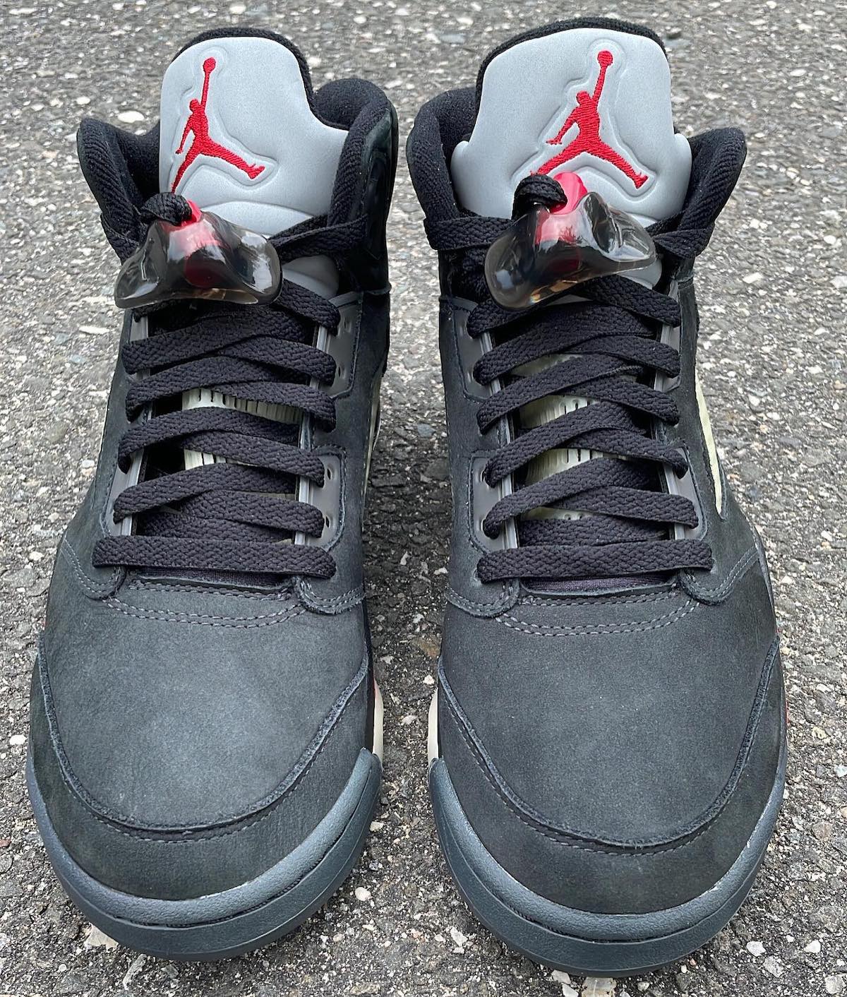 Air Jordan 5 Gore-Tex Off-Noir Fire Red Black Muslin DR0092-001 Release Date