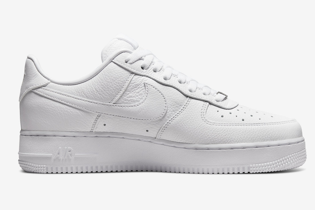 Drake NOCTA Nike Air Force 1 Low White CZ8065-100 Release Date