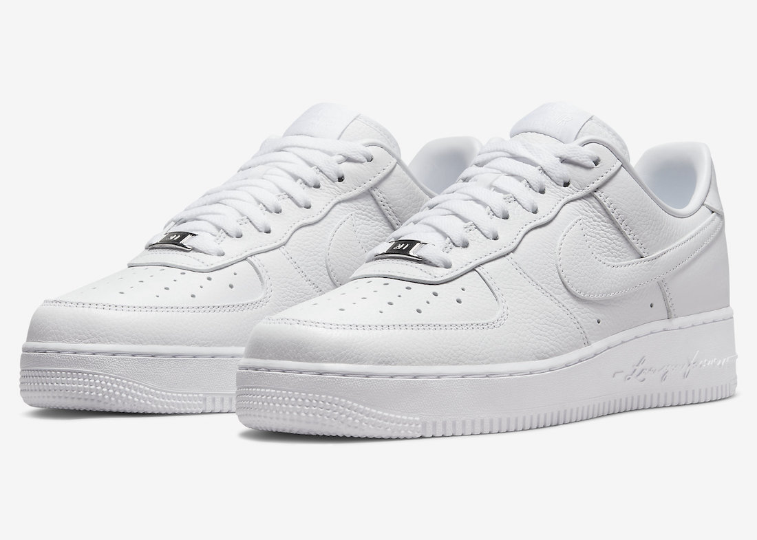 Drake NOCTA Nike Air Force 1 Low White CZ8065-100 Release Date