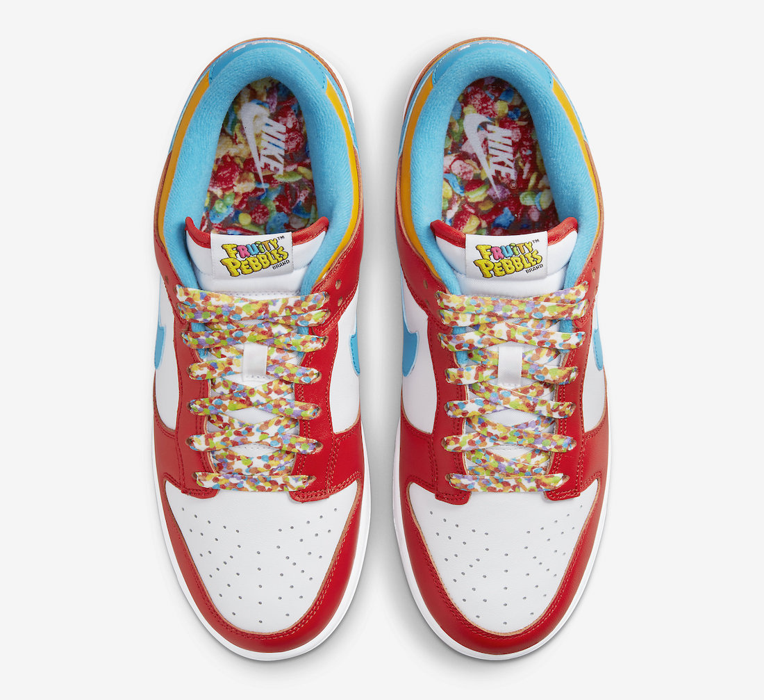 LeBron James Nike Dunk Low Fruity Pebbles DH8009-600 Release Date