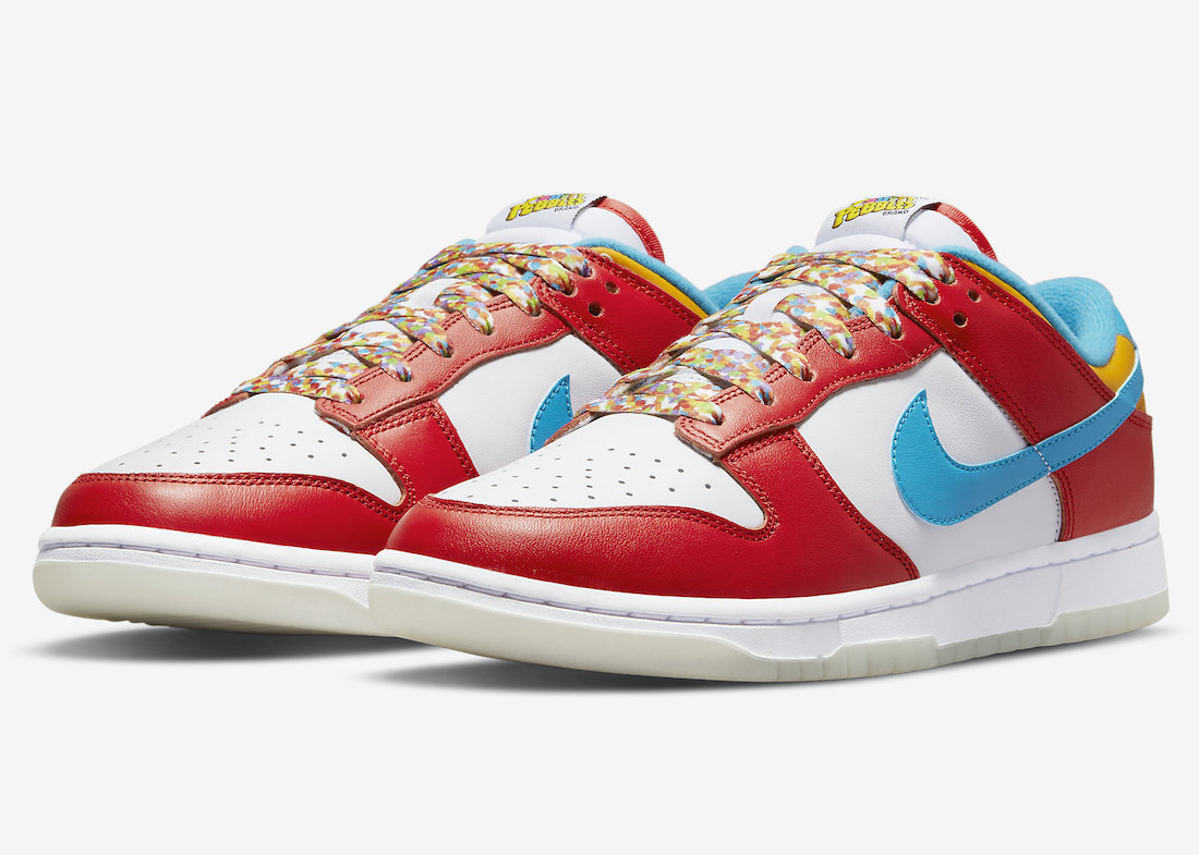 LeBron James Nike Dunk Low Fruity Pebbles DH8009-600 Release Date