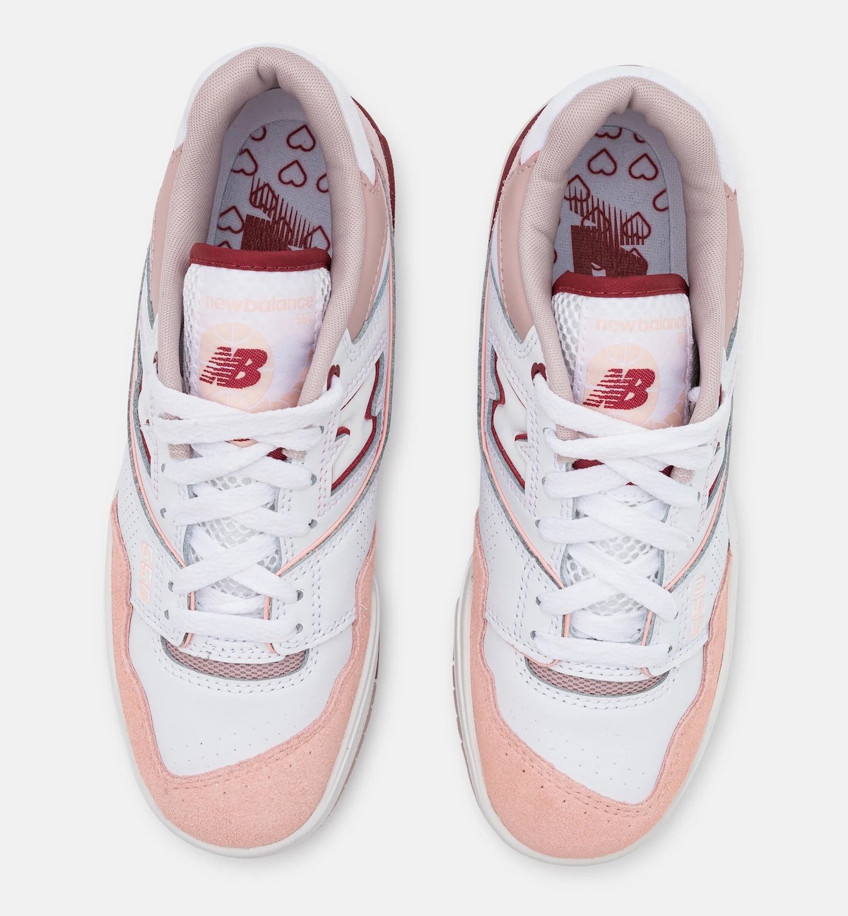 New Balance 550 Valentines Day White Space Pink Scarlet BBW550ZV Release Date