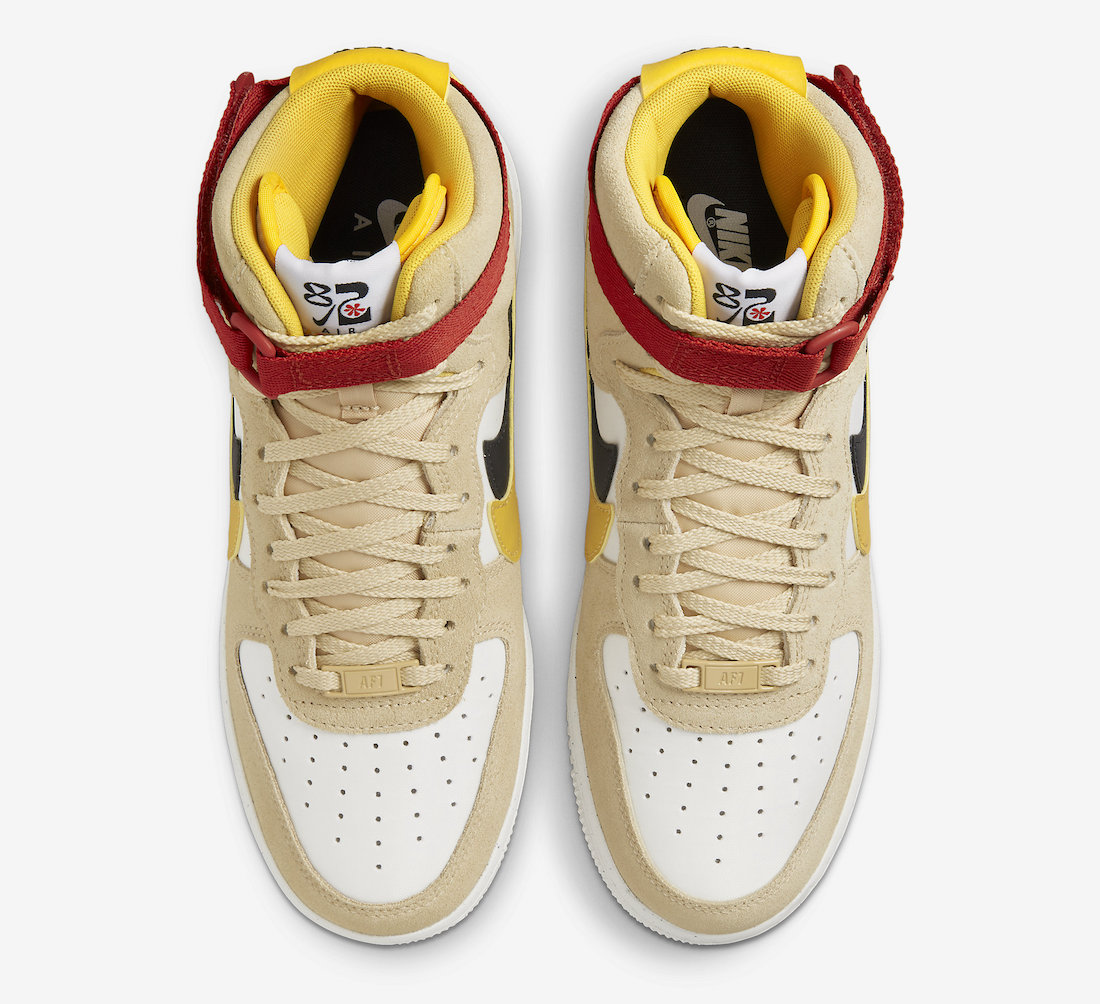 Nike Air Force 1 High 82 Sesame Yellow Ochre DO9460-200 Release Date