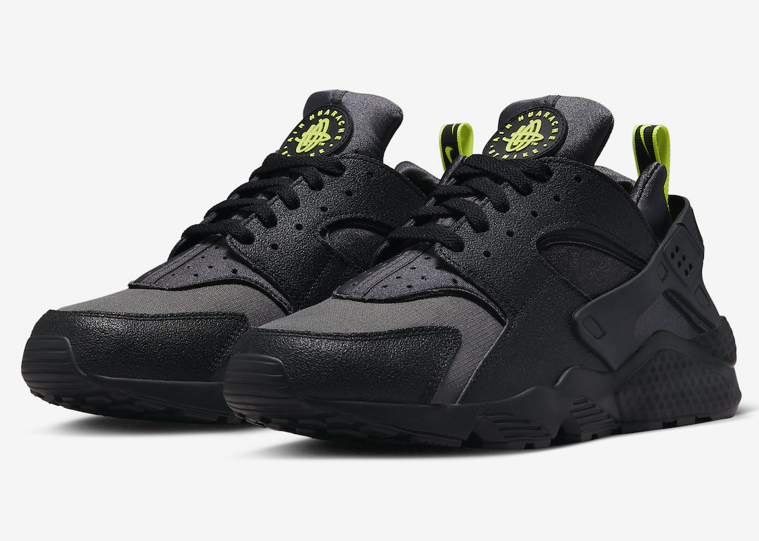 Nike Air Huarache Black Neon DZ4499-001 Release Date