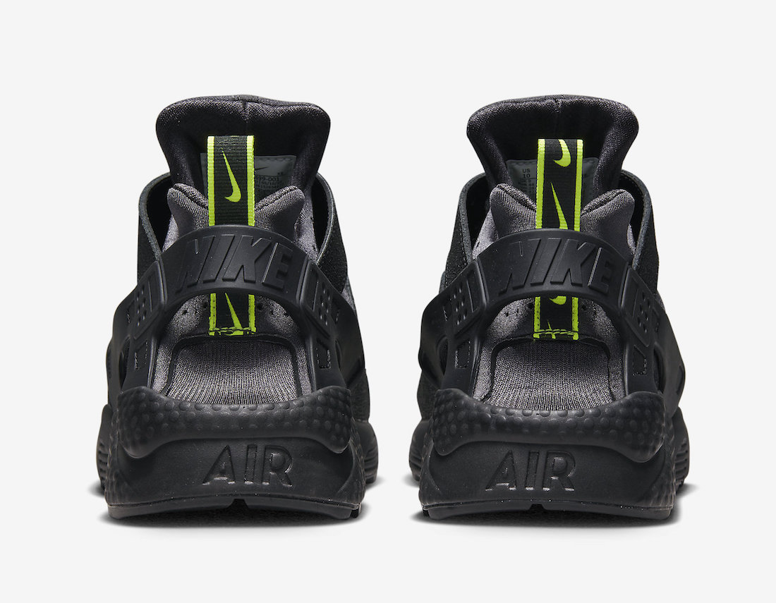 Nike Air Huarache Black Neon DZ4499-001 Release Date