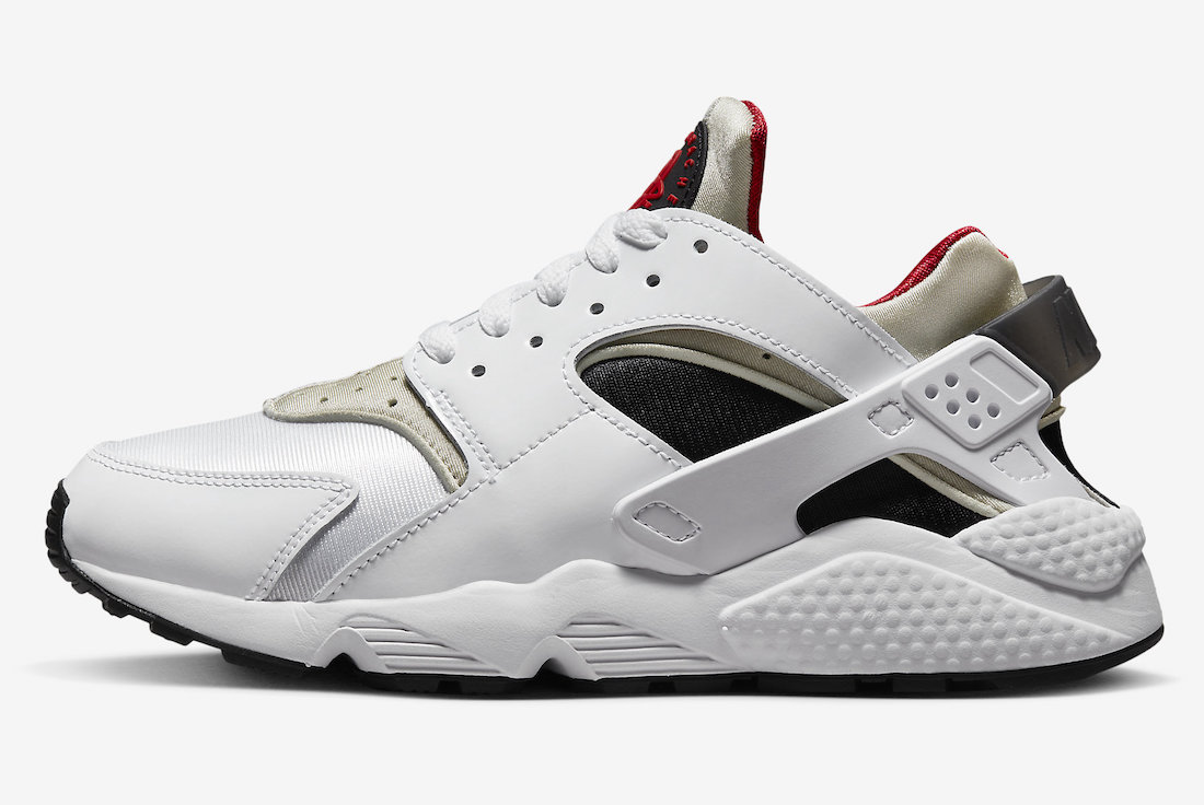 Nike Air Huarache White Black Red DV6018-100 Release Date