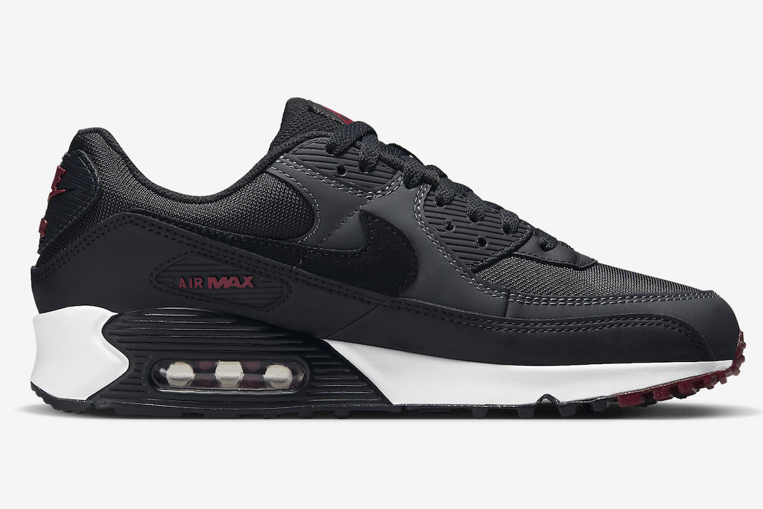 Nike Air Max 90 Anthracite Black Team Red Summit White DQ4071-001 Release Date