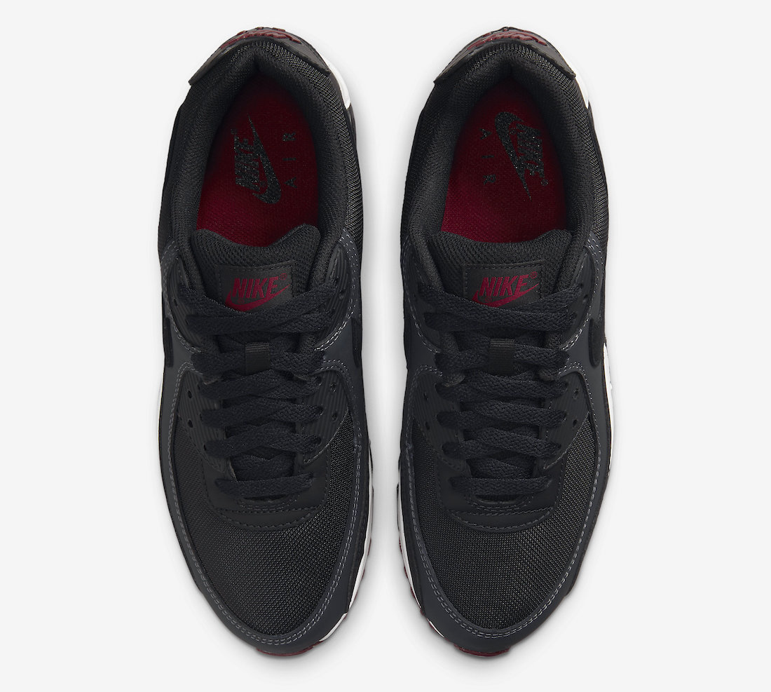 Nike Air Max 90 Anthracite Black Team Red Summit White DQ4071-001 Release Date